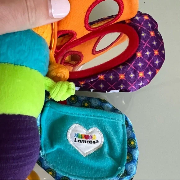 LAMAZE Colorful Butterfly Plush Sensory Toy - Picture 5 of 7